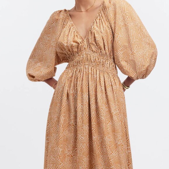 Madewell Balloon Sleeve Maxi- NEW w/ Tags! - Picture 4 of 8